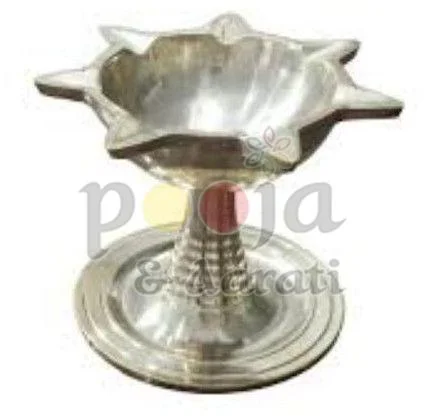decorative religious ritual silver pooja diya decorative religious ritual silver pooja diya