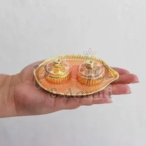 traditional ritual haldi kumkum set